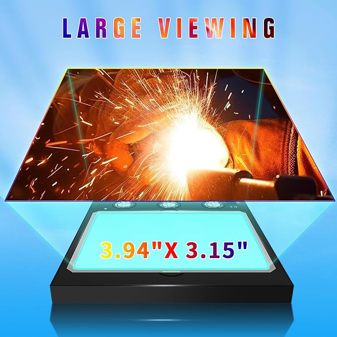 TRQWH Welding Lens Auto Darkening Welding Helmet Lens True Color Technology - Image 2