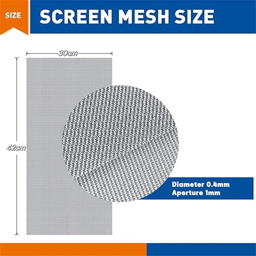 Wire Mesh Sheets Stainless Steel Woven Meshes Screen Filter Panels Vent Metal - Image 3