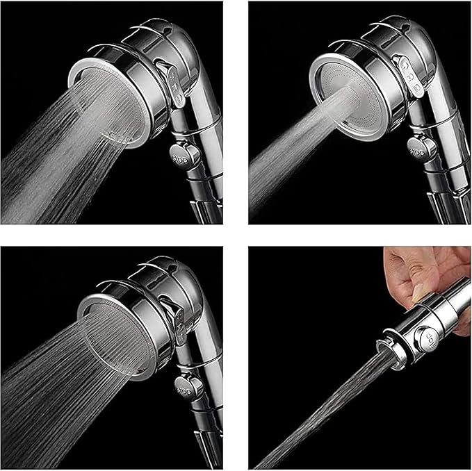 Sink Faucet Sprayer Attachment Set, Kitchen Bathroom Pet Bathing Shower Head with 9.8ft Hose and G1/2 / M22 / M24 / M26 / M28 Faucet Adapters, Hair Washing, Dog Shower