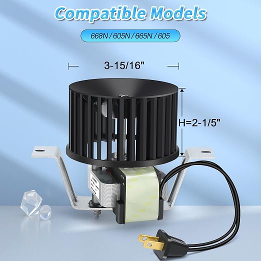 85598000 Bathroom Vent Fan Motor Assembly - Image 2
