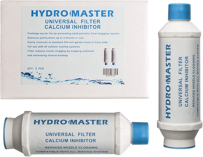 HYDRO MASTER 0179101 Universal Outdoor Misting System Calcium Inhibitor Filter by HYDROMASTER