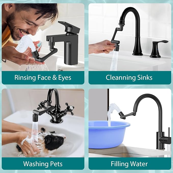 CECEFIN 1440° Rotating-Faucet-Extender Sink Aerator - Image 7