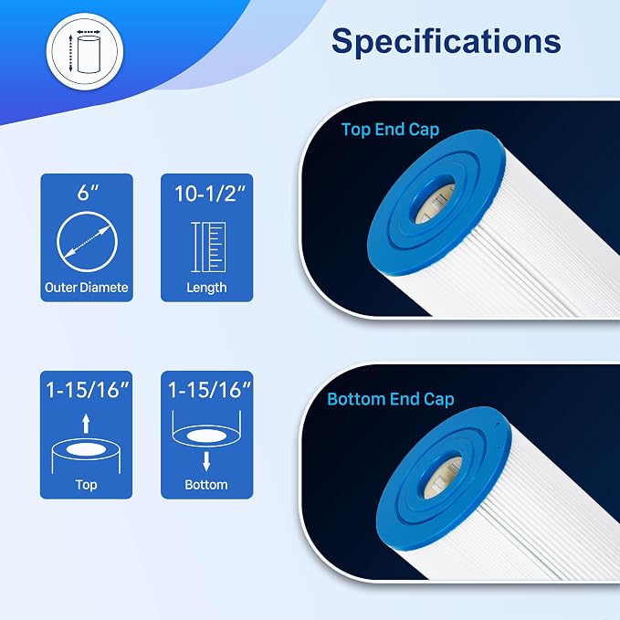 6430 Pool Filter Cartridge Replacement 2 Pack - Image 2