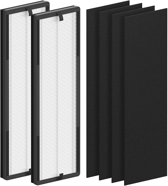 2 Packs True HEPA Replacement Filters Compatible by FCFMY