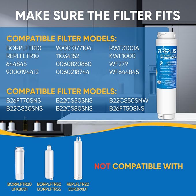 PUREPLUS 9000194412 Refrigerator Water Filter Replacement - Image 2