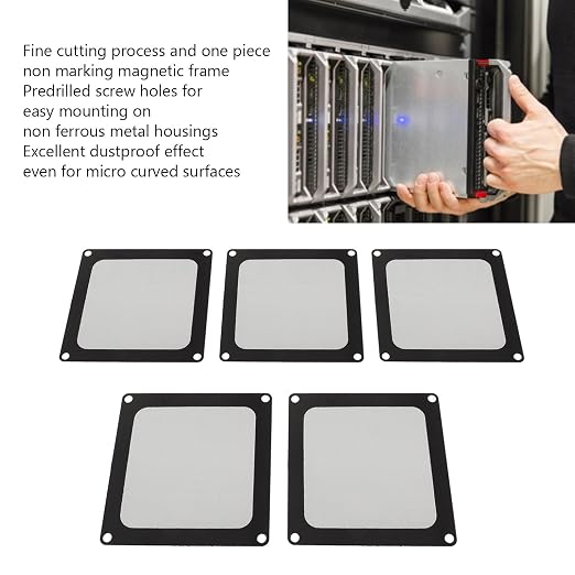 Dust Filter PC 90mm for Computer Cooler Fan/PSU/Routers 80 Mesh, Magnetic Frame - Image 2