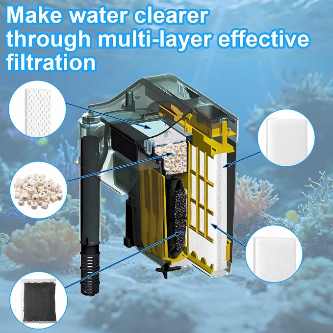 26 Pcs Aquarium Filter Media Kit Compatible - Image 5
