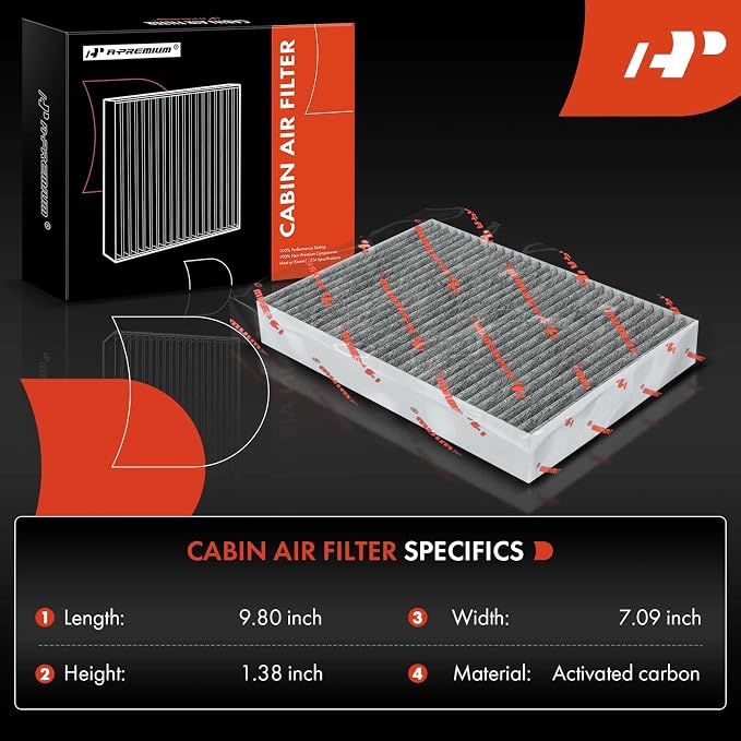 A-Premium 3-Pack Cabin Air Filter - Image 2