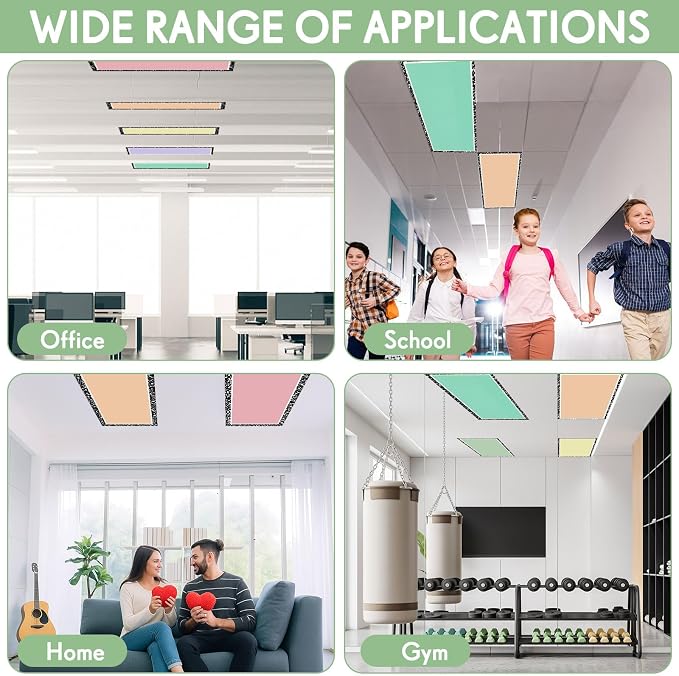 Outus Fluorescent Light Cover Classroom Lighting Cover - Image 3