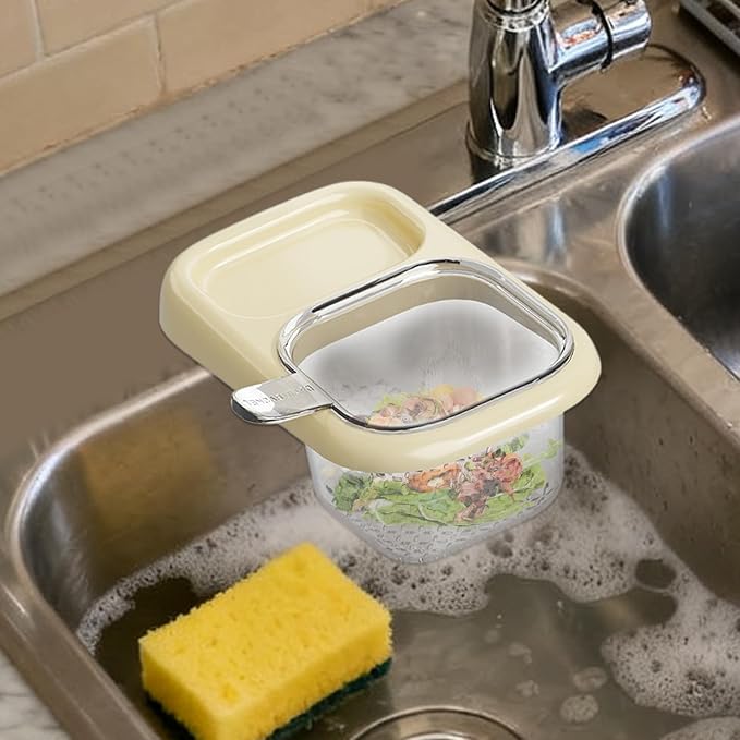 Sink Filter Basket, Efficient Drainage Design, Suction Cup Sink Rack, Kitchen - Image 2