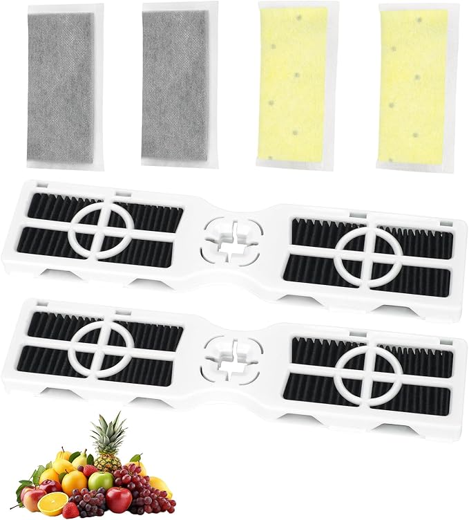 2 AF-2 Air Filters & 4 PK-2 Produce Keeper Refill Replacement Kit – Compatible by Guarm