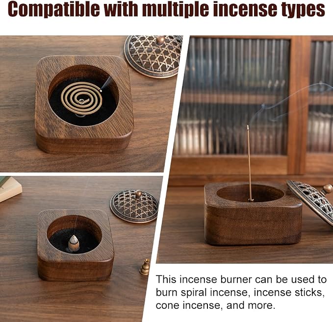 Square Incense Burner Holder - Image 3