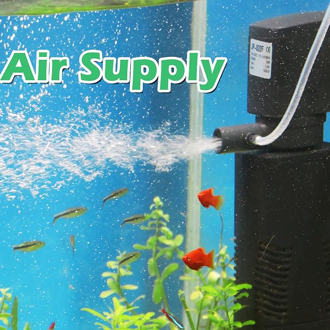 TARARIUM Fish Tank Filter for 15-40 Gallon Tank Crystal Clear Powerful Internal - Image 6