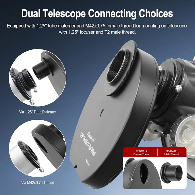 Astromania Telescope Filter Drawer, Telescope Accessories Compatible - Image 6