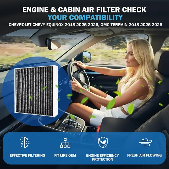 Cabin & Engine Air Filter Set Accessories - Image 2
