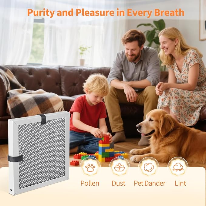 2-Pack 10x10x1 MERV 8 Reusable & Washable Electrostatic Air Filters - Image 7