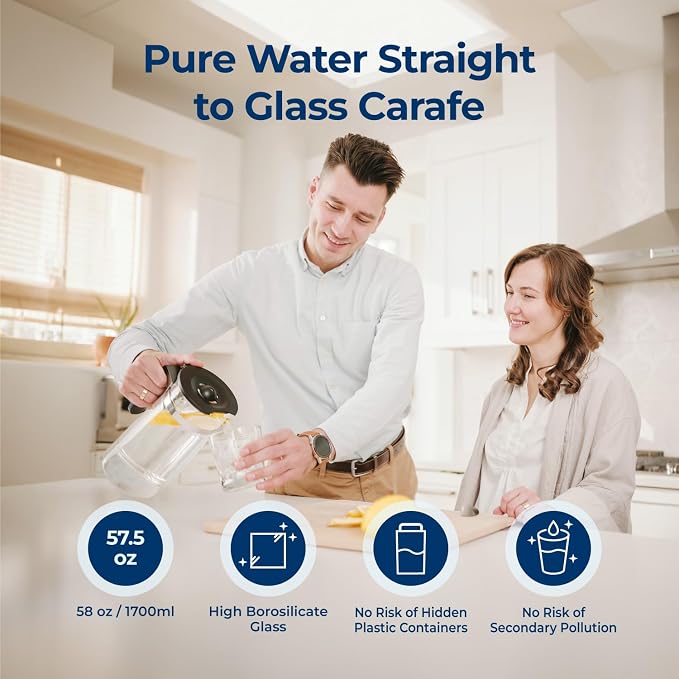 Bluevua RO100ROPOT-UV Reverse Osmosis System Countertop Water Filter - Image 5
