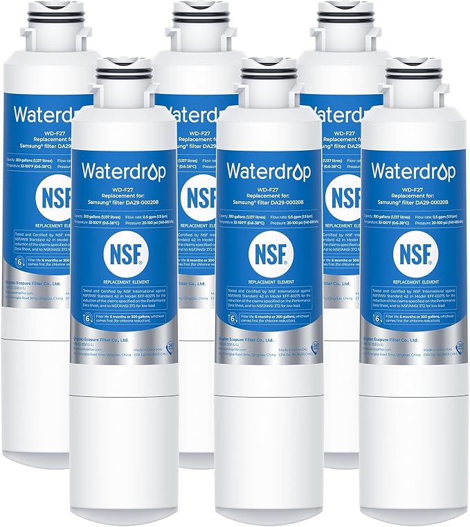 Waterdrop DA29-00020B Refrigerator Water Filter, Replacement by Waterdrop