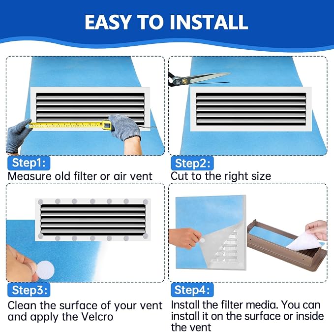 Air Vent Filters, MERV 8 Electrostatic Air Vent Filter - Image 7