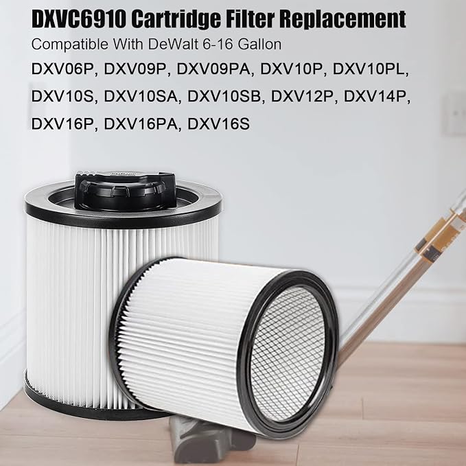 2 Pack DXVC6910 Cartridge Filter Filter and 2 Pack DXVA19-4101 Vacuum Bags - Image 4