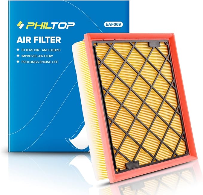 PHILTOP Engine Air Filter, Compatible by PHILTOP