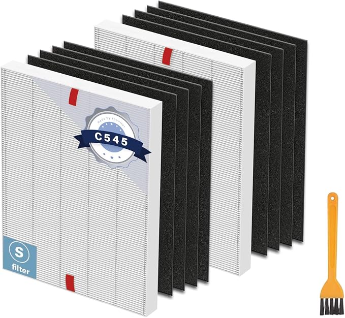 10 Pack C545 Replacement HEPA Filter Compatible by Fanulter