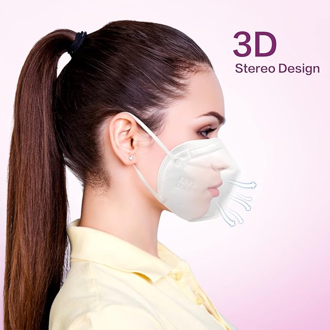Miuphro KN95 Disposable Face Mask 25 Pack 5-Ply Breathable Safety Masks Against - Image 5