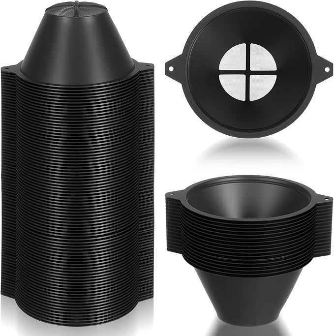 70 Pcs Paint Filter 100 mm Plastic Paint Strainer by Unknown
