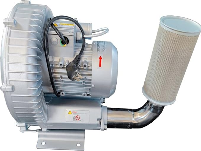 Air filter for regenerative blowers | Metal mesh | 2" Female Connection | - Image 7