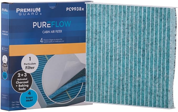PUREFLOW PC9938X Cabin Air Filter | Fits 2014-2024 Mitsubishi Mirage 1.2L; - Image 3