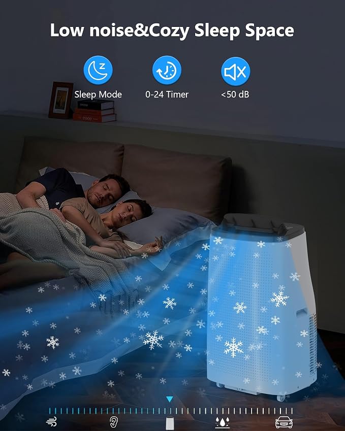 14000 BTU Portable Air Conditioner, Portable AC Unit - Image 8