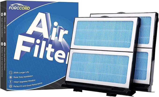 2-Pack HEPA Cabin Air Filter Fits by Forccord