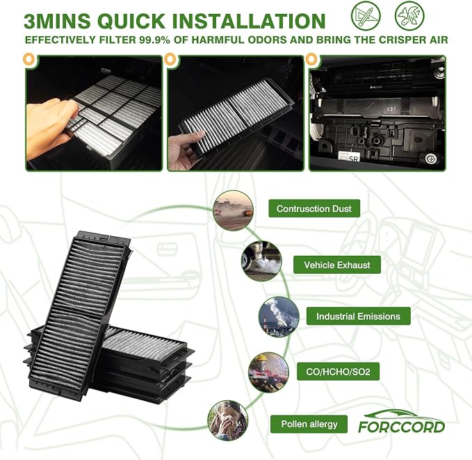 4-PACK HEPA Cabin Air Filter Fits - Image 6
