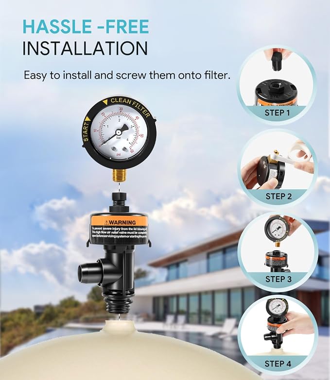 sixcow 98209800 High Flow Manual Air Relief Valve - Image 6