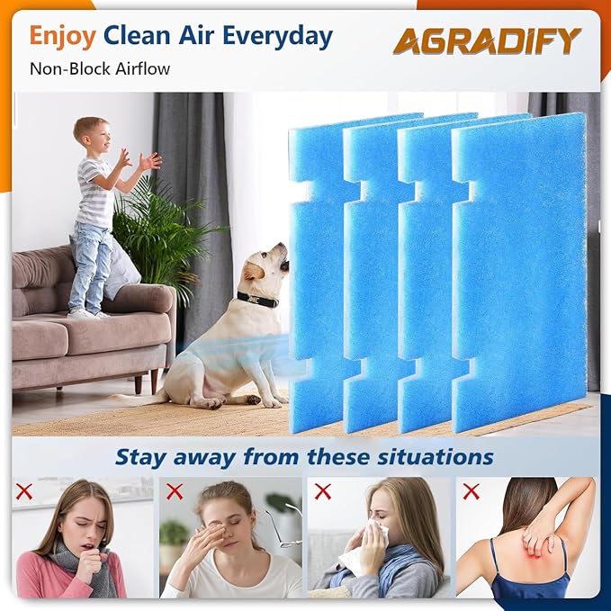 6 Pack RV Air Conditioner Filters 14" X 7.5" MERV 8 Rated RV AC Replacement - Image 4