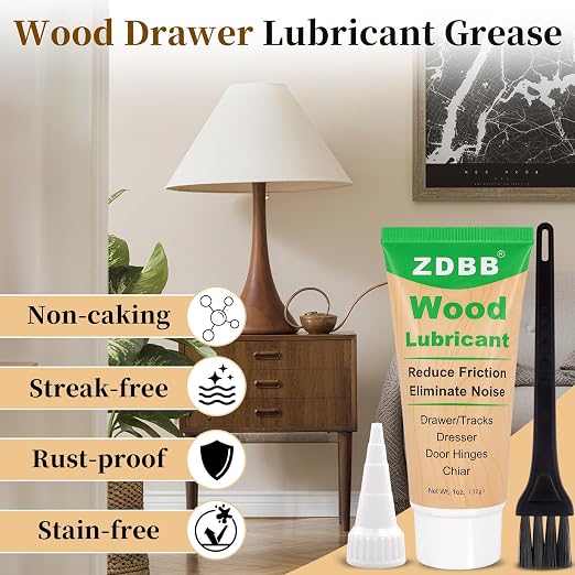 Wood Drawer Wax Lubricant Paste Door Lubricant Wear-Resistant Eliminate - Image 2