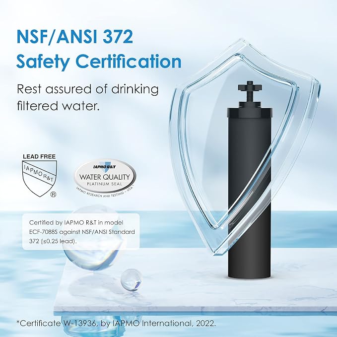 Waterdrop Upgrade NSF/ANSI 372 Certified Water Filter, Replacement - Image 4