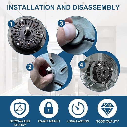 Criditpid F0510B2944, F0510B2497 Power Vent Attic Fan Motor Replacement - Image 7