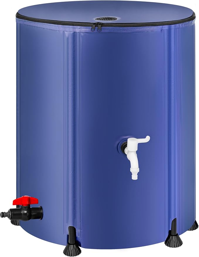 Collapsible Rain Barrel Water Storage Containers-53 Gallon Portable Rainwater by Unknown