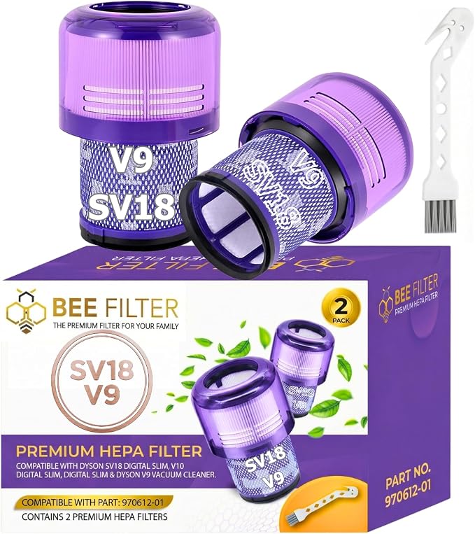 Dyson V9 Filter, Dyson V9 Motorbar Vacuum, Sv18 Filter, Digital Slim, V9 Filter by PremiumVacuumFilterBagsReplacement