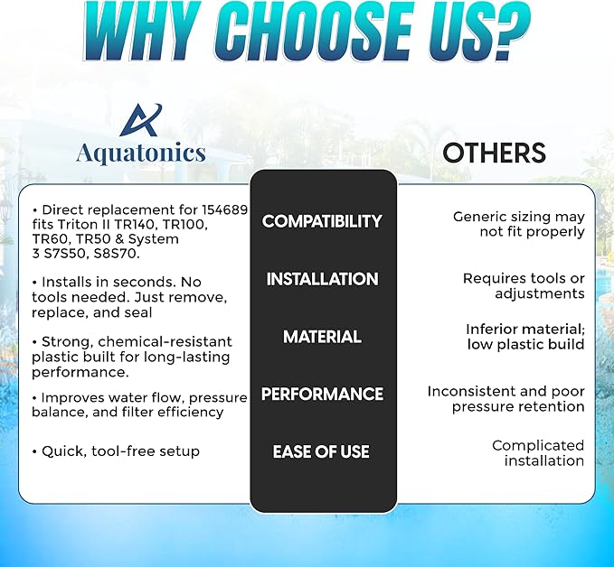Replacement 154689 Pool Filter Air Bleeder Tee Assembly Compatible - Image 7