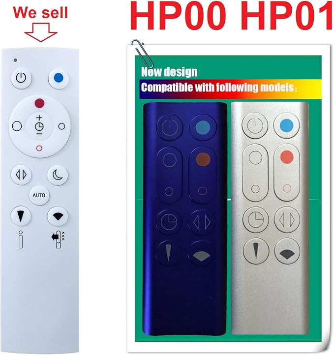 Replacement Remote Control for Dyson Pure Hot+Cool HP00 HP01 - Image 2