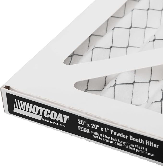 Eastwood HotCoat 20"x20"x1" Replacement Powder Coating Booth Filter | 1 Pack - Image 4