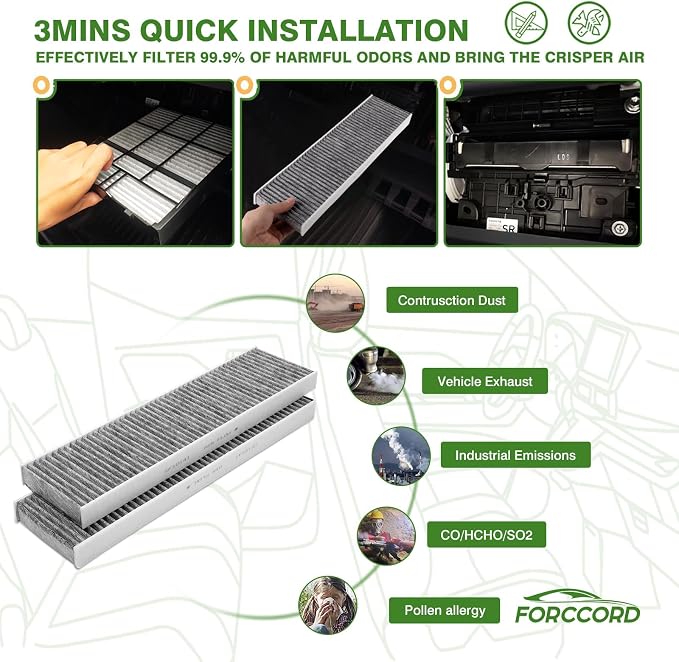 2-PACK HEPA Cabin Air Filter Fits - Image 6