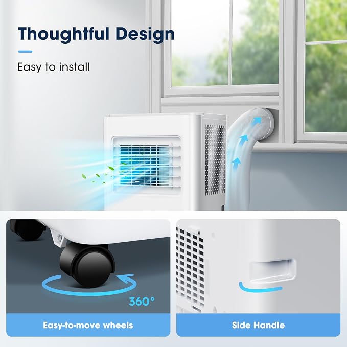 8000BTU Portable Air Conditioners Smart AC Unit - Image 8