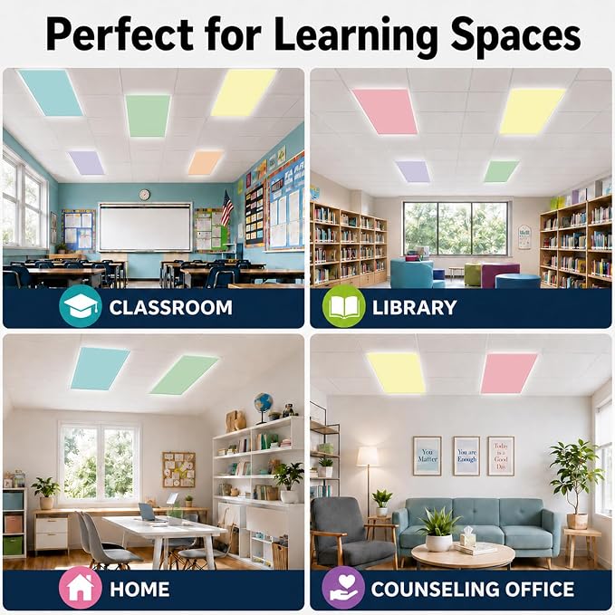 12pcs Magnetic Fluorescent Light Covers - Image 8