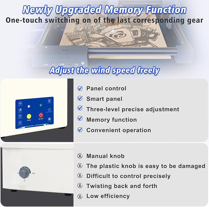 KINGSOM 100W Solder Fume Extractor 210m³/h - Image 5