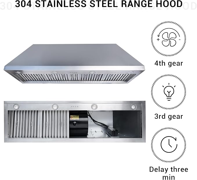 CHETTO C Stainless Steel Range Hood Cover - Image 5