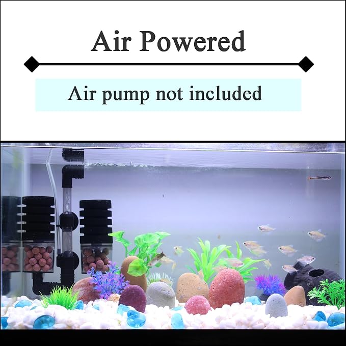 AQUANEAT Aquarium Air Powered Sponge Filter - Image 4