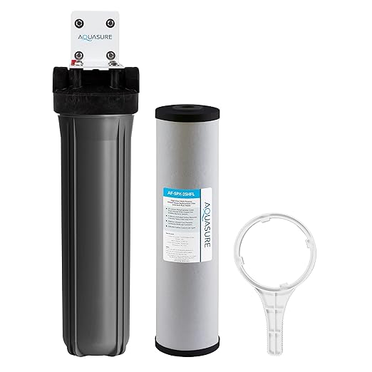 Aquasure Fortitude V2 Series Whole House Multi-Purpose Sediment/Carbon/Siliphos by Aquasure